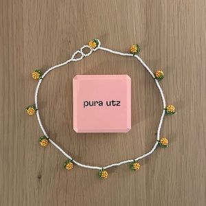 Pura Utz Orange Necklace
